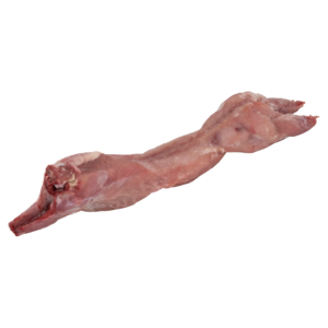 Friss házinyúl egész fej nélkül
