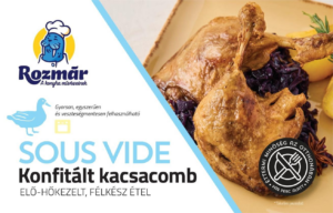 Konfitált kacsacomb dobozban 600g