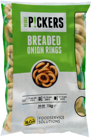 McCain Hagymakarika panírozva (Onion rings)