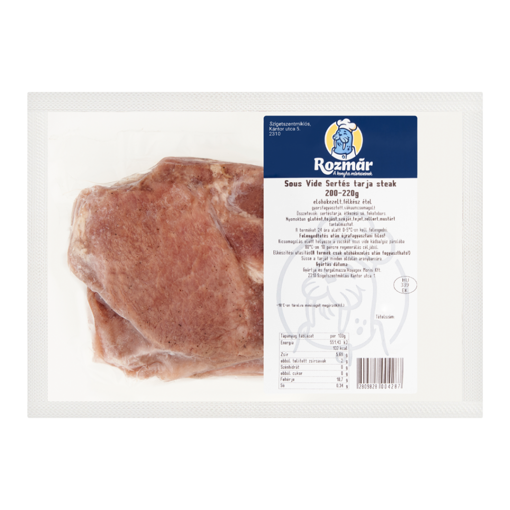 SV Sertéstarja steak 200-220g