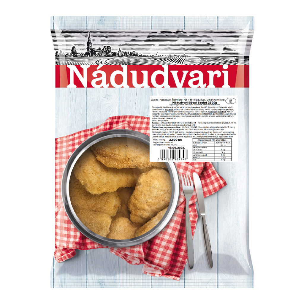 NÁD Bécsi szelet sertésből 2500g