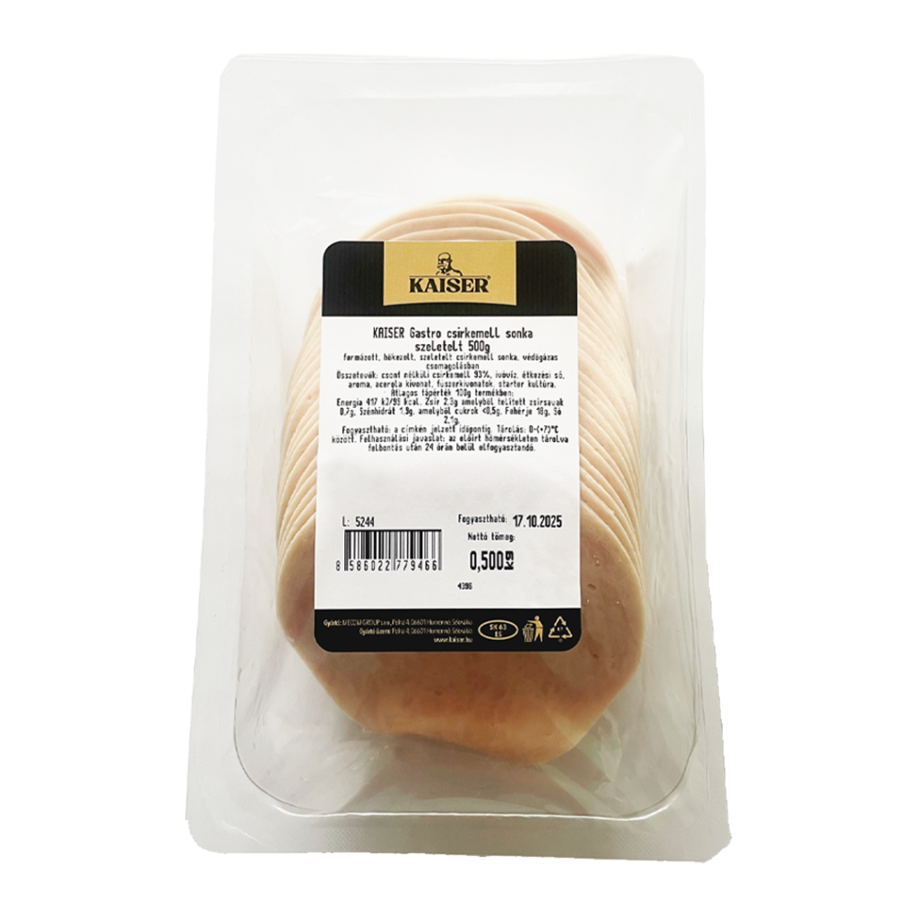 Kaiser csirkemell sonka szeletelt 500g