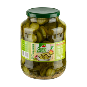 Greenhouse csemegeuborka szeletelt 1600g/850g